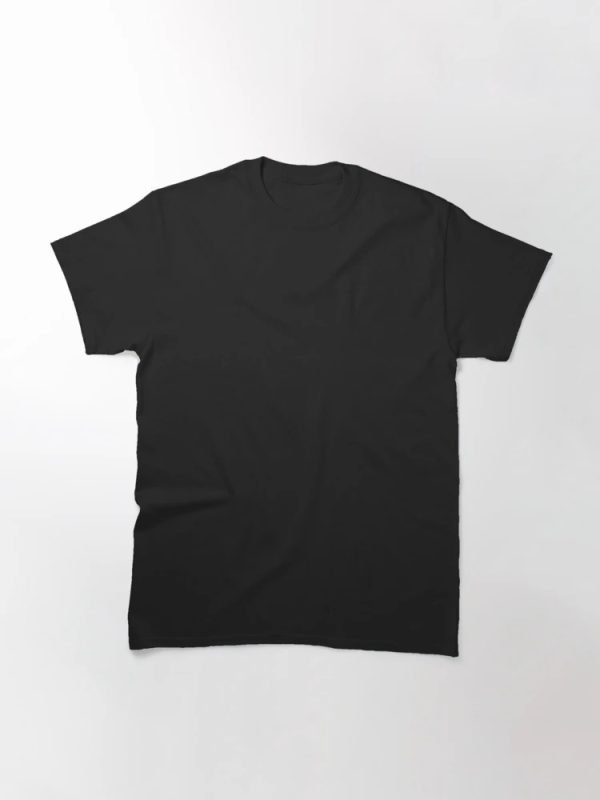 Plain Black T Shirt - Image 1